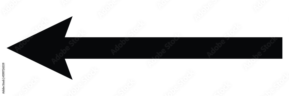 Long Arrow icon. Vector trendy long arrow icon left in flat style. Long arrow icon for web design. Vector illustration, eps 10. Long Arrow icon. Vector trendy long arrow icon left in flat style. Long arrow icon for web design. Vector illustration, eps 10.