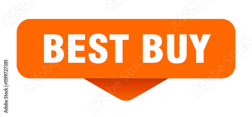 best buy sticker. best buy sign on transparent background