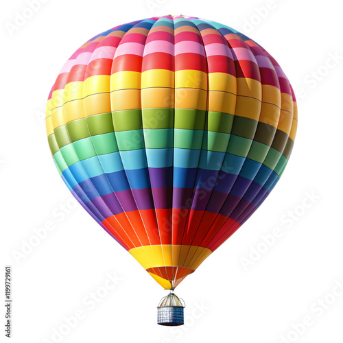Air balloon isolated on transparent background 