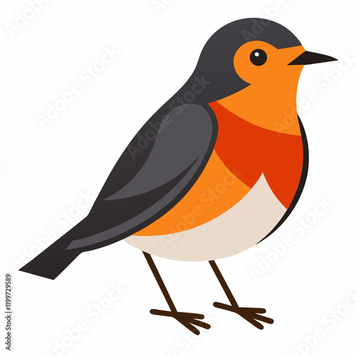 robin on a branch