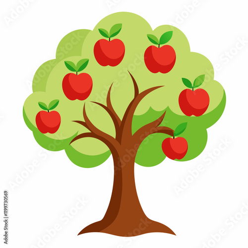 tree with apples