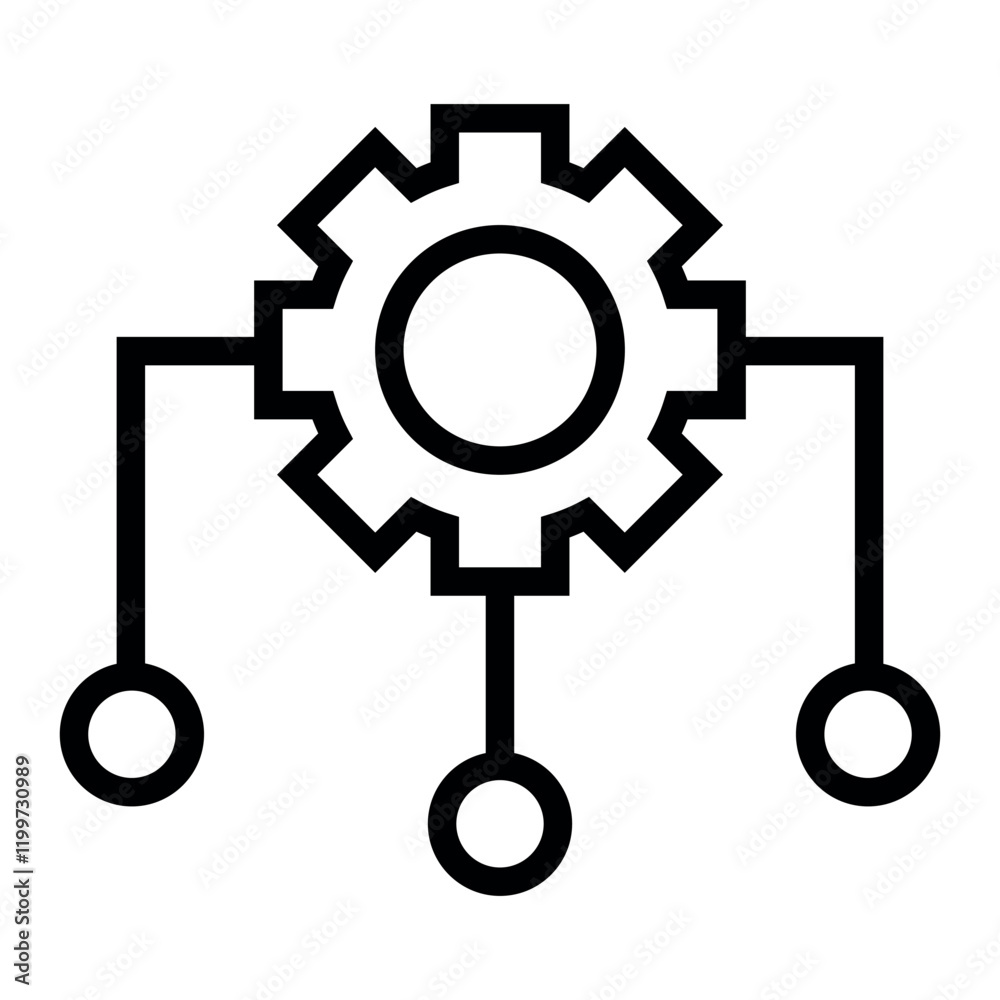 system integration vector icon system integration vector icon