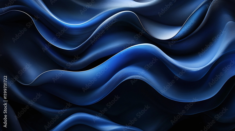Abstract dark wavy background dark blue color grainy texture. Gradient web header banner design, steam, fog, wavy, silk Abstract dark wavy background dark blue color grainy texture. Gradient web header banner design, steam, fog, wavy, silk