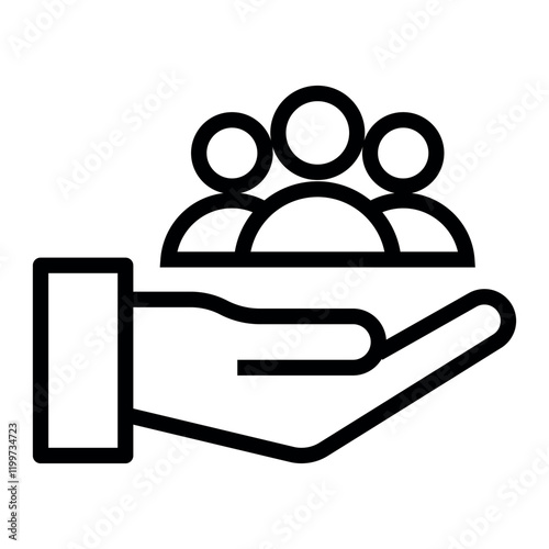 allocation of resources vector icon