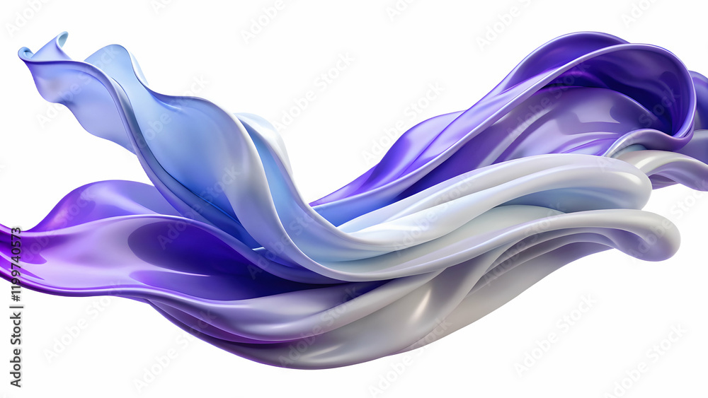 Futuristic colorful shape, 3d render Futuristic colorful shape, 3d render