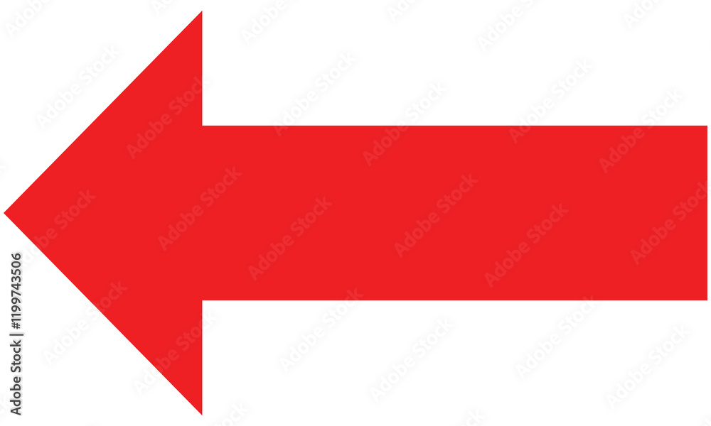 Long arrow icon vector. Long arrow pointing left . Red arrow icon vector. Long arrow isolated on white background. Long Red arrow icon vector illustration. EPS 10 Long arrow icon vector. Long arrow pointing left . Red arrow icon vector. Long arrow isolated on white background. Long Red arrow icon vector illustration. EPS 10