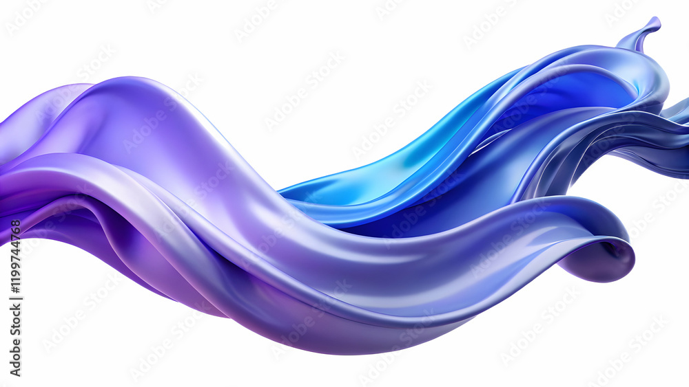 Futuristic colorful shape, 3d render Futuristic colorful shape, 3d render