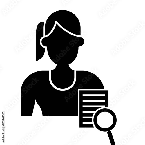 Auditor, female icon