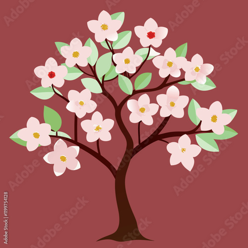  dogwood tree vector