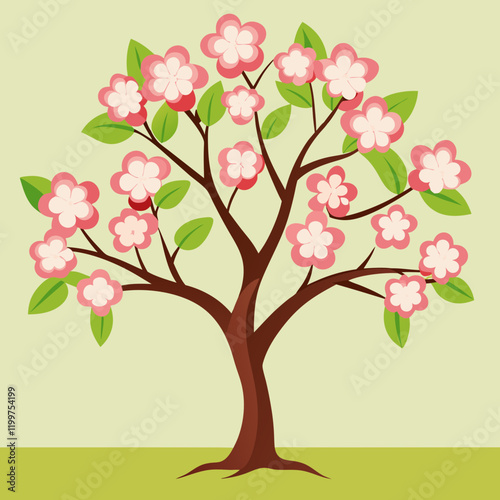  dogwood tree vector