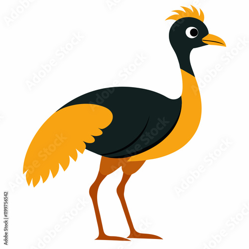 illustration of an emu