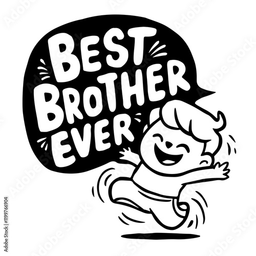 Best brother ever vector