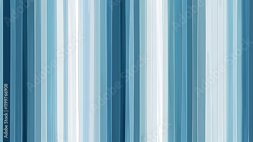 Vertical Blue and White Gradient Stripes
