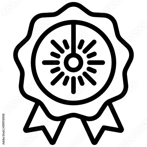 Beam Quality Outline Icon