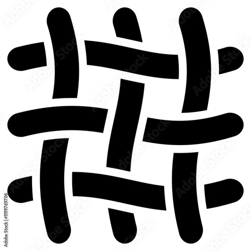Fiber Glyph Icon