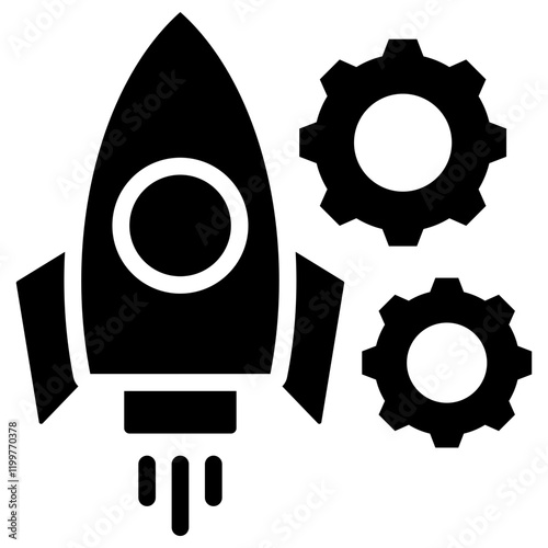 Aerospace Glyph Icon