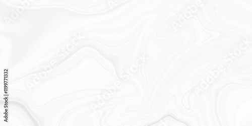 White and grey liquid marble pattern texture natural background. Liquify Swirl white and gray color art. Beautiful drawing with the divorces and wavy lines in gray tones.	