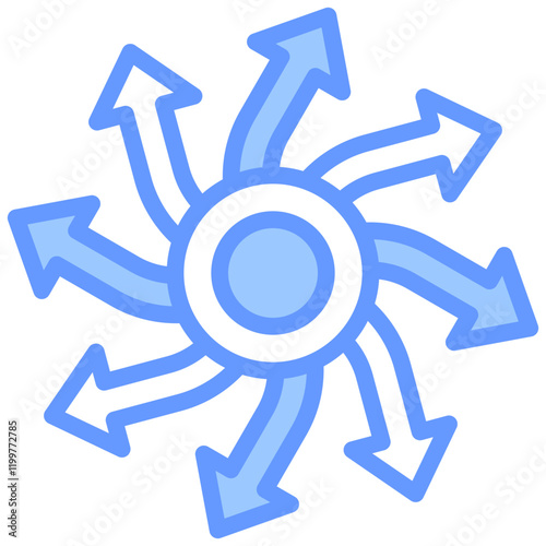 Versatile Blue Icon