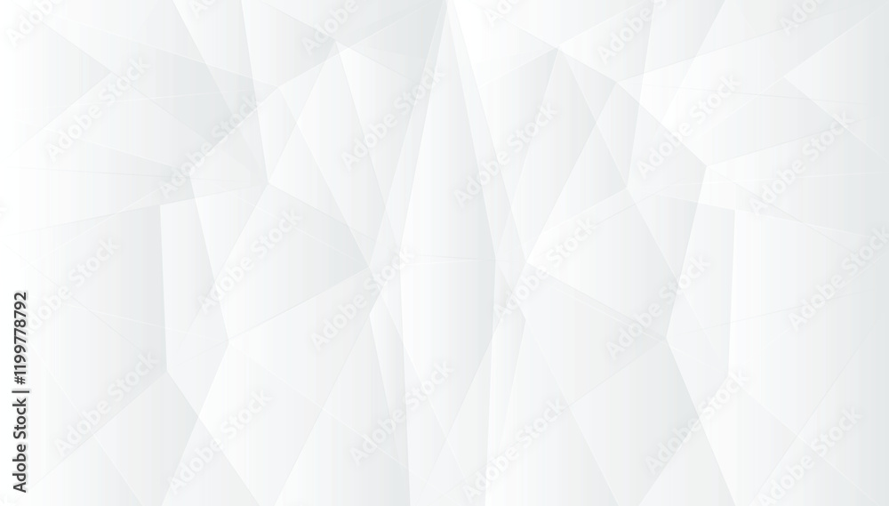 Polygonal background.Vector Abstract Elegant white and grey Background. Abstract white Pattern.triangle Texture