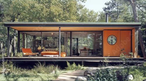 house in the middle of the forest