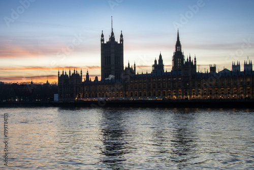 The Houses of Parliament or Westminster Palace
