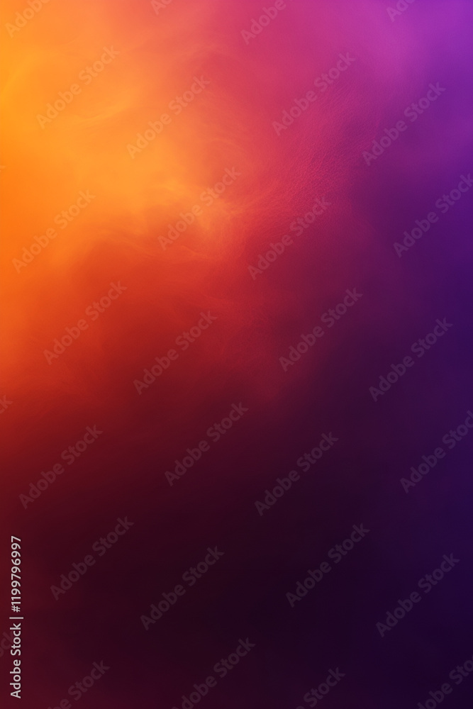 Gradient blend of orange and purple tones with soft transitions Gradient blend of orange and purple tones with soft transitions