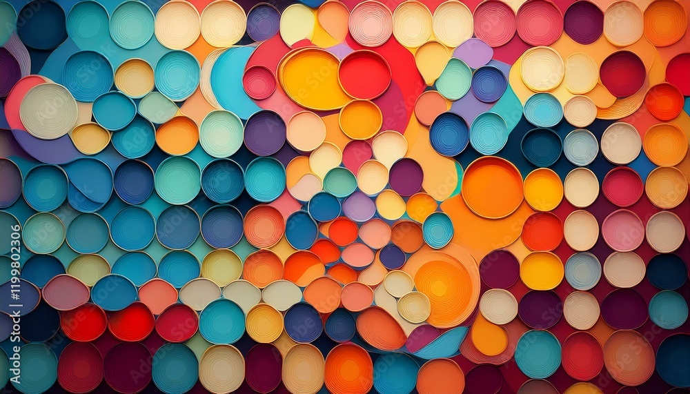 grid of overlapping colorful circles creating a visually engaging and dynamic pattern grid of overlapping colorful circles creating a visually engaging and dynamic pattern