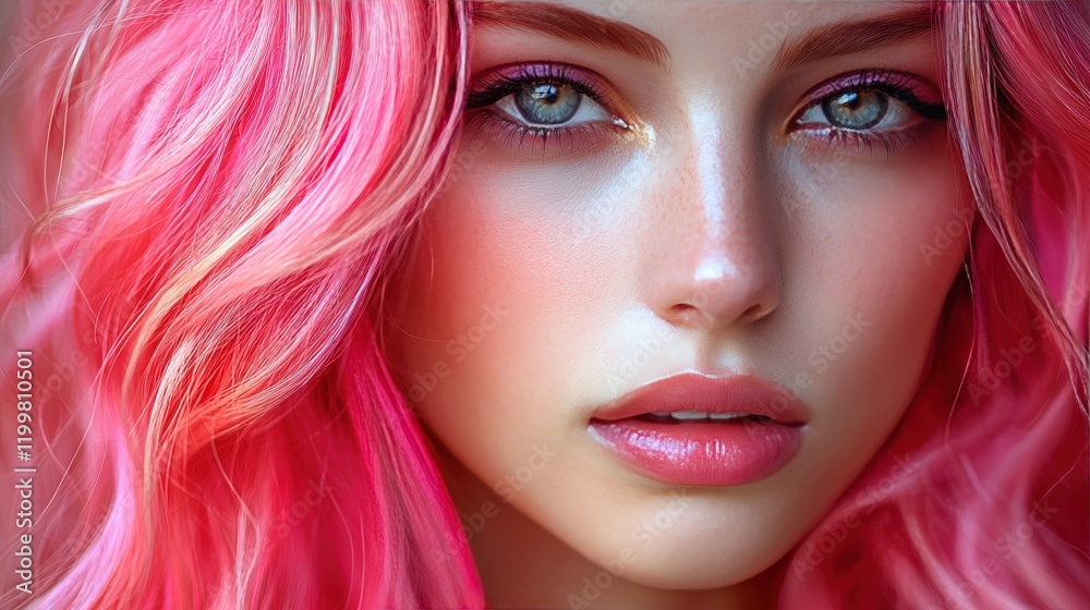 Obraz premium Portrait of a beautiful woman.