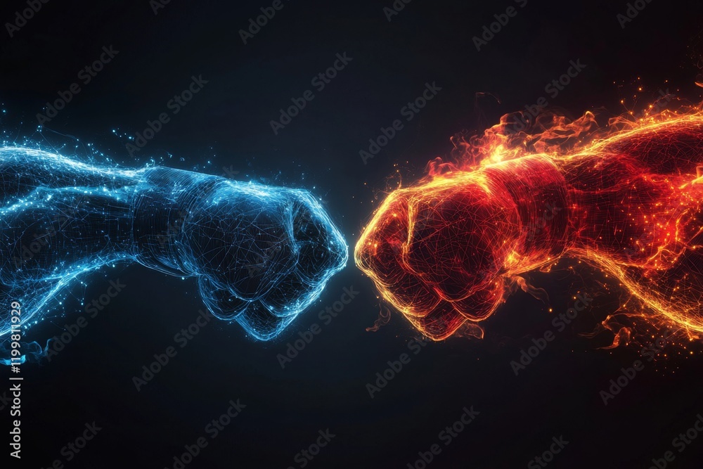 © Sanchai - A dynamic digital illustration of two wrestlers performing a high-flying move, with exaggerated motion lines and vibrant colors emphasizing the action © Sanchai - A dynamic digital illustration of two wrestlers performing a high-flying move, with exaggerated motion lines and vibrant colors emphasizing the action