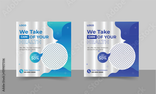 Medical Social Media Post Design