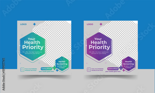 Medical Social Media Post Design