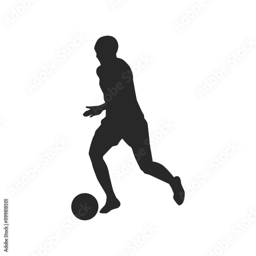 Silhouettes of sports people