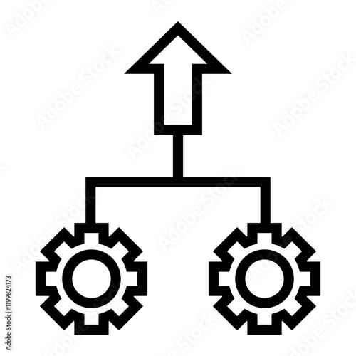 consolidation vector icon