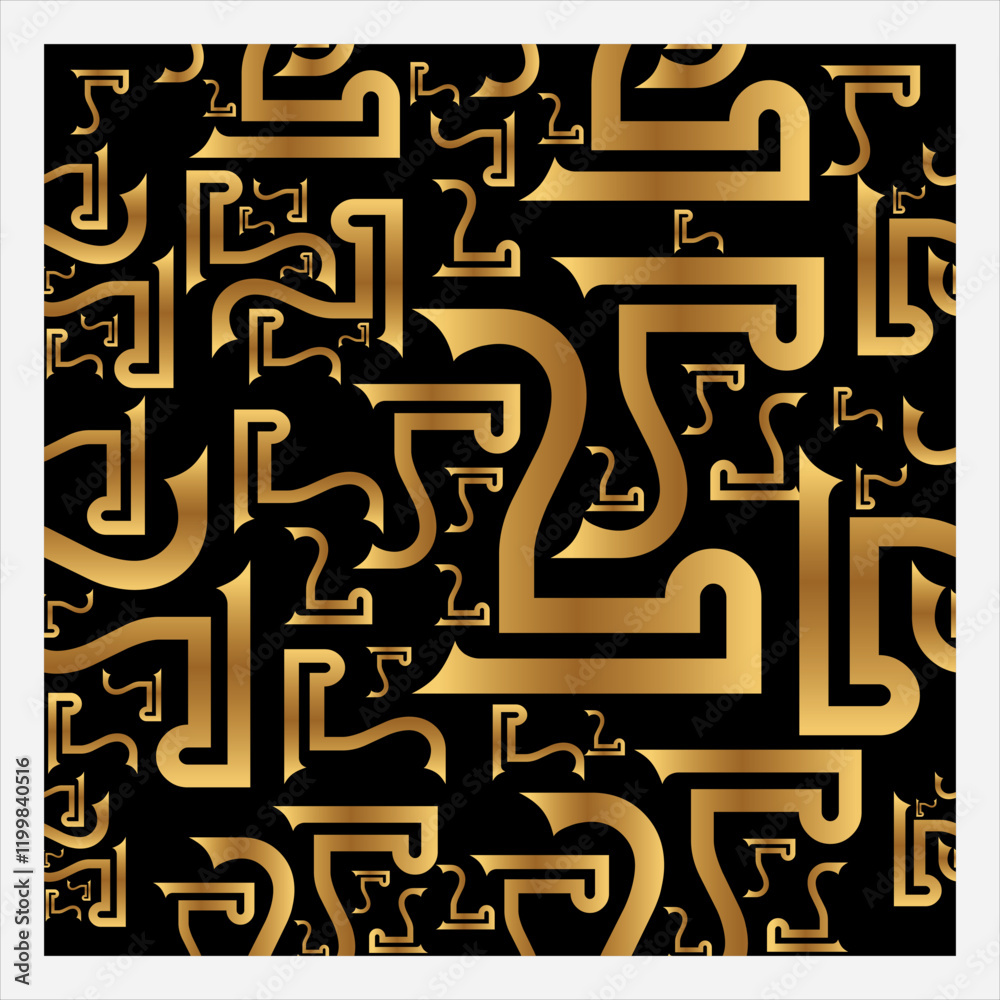 Geometric pattern with lines and shape, seamless vector background. Modern stylish texture. Repeating Islamic geometric tiles Designs Geometric pattern with lines and shape, seamless vector background. Modern stylish texture. Repeating Islamic geometric tiles Designs