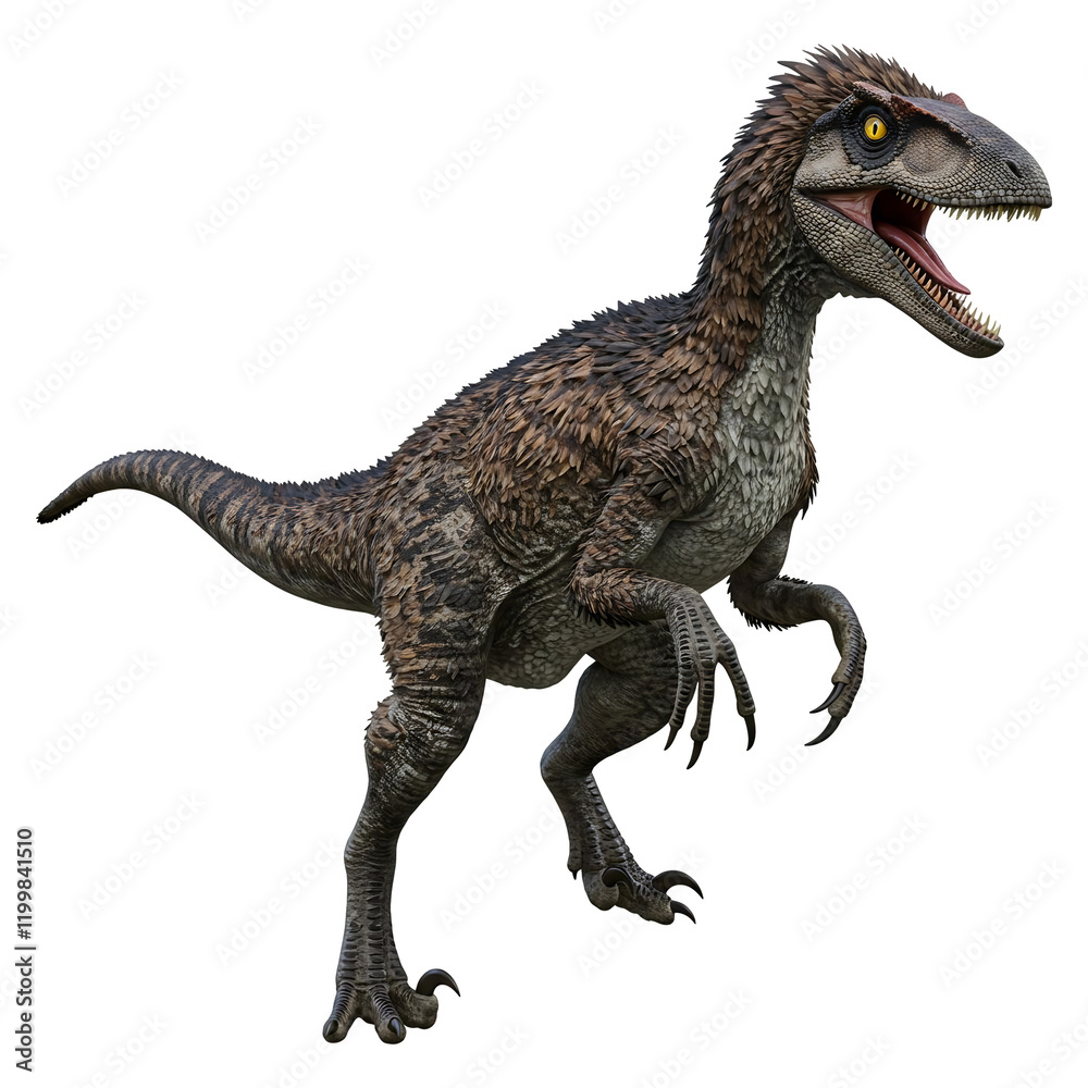 Naklejka premium Raptor Dinosaur