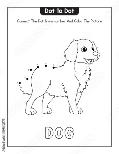 Animals Dot To tot Page
