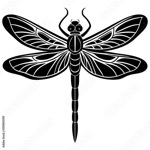 dragonfly vector illustration