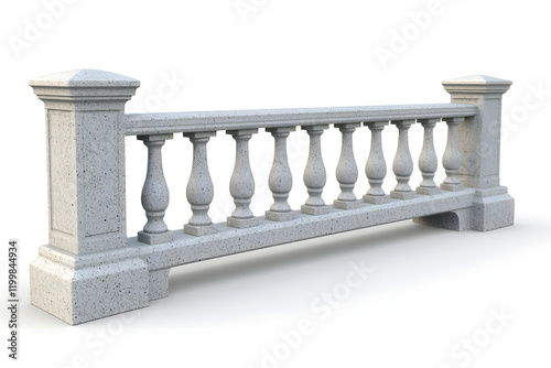 Classic Stone Balustrade Design: Elegant & Durable Fence for Gardens
