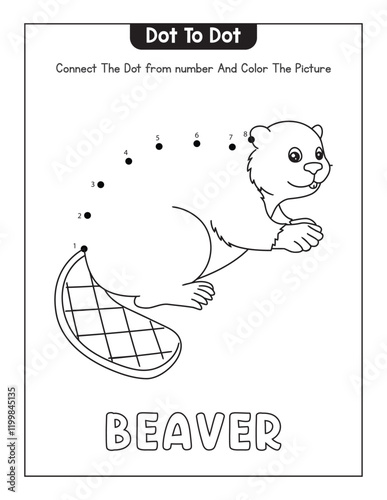 Animals Dot To tot Page