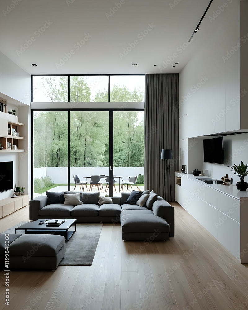 Fototapeta premium living room interior