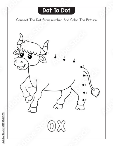 Animals Dot To tot Page
