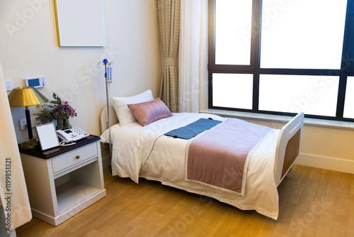 A bedroom of nursing home