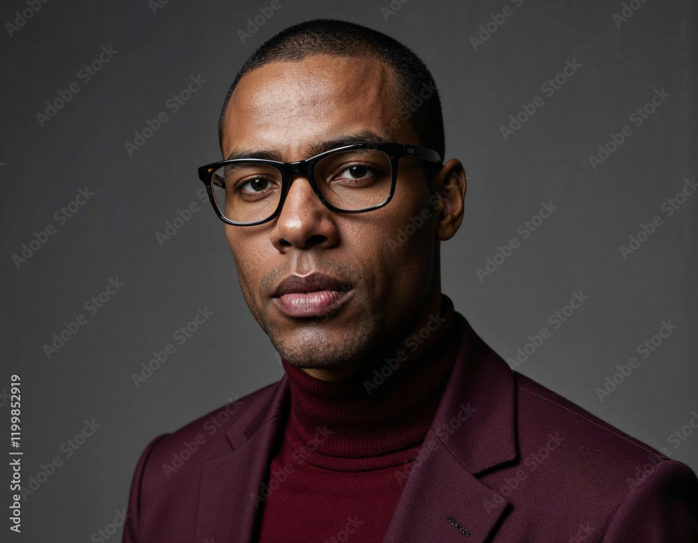 Obraz premium African American Creative Director | Modern Professional Leadership Portrait
