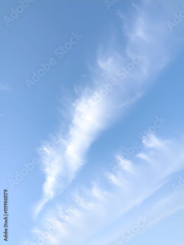 Ephemeral Elevation. Tranquil Cloudscape.
The ephemeral rise of clouds creates a picture of temporariness and tranquility, as if they are suspended in a moment of fleeting beauty. photo