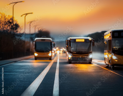 Autobus komunikacja miejska photo