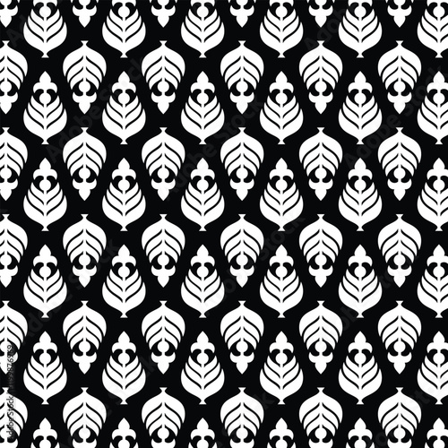 Seamless floral pattern background vector illustration