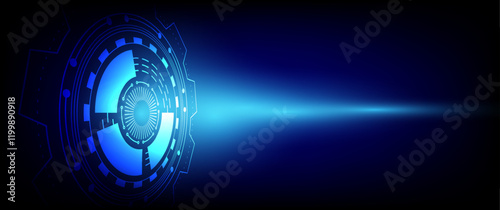 Abstract technology background Hi-tech communication concept futuristic digital innovation background vector illustration.