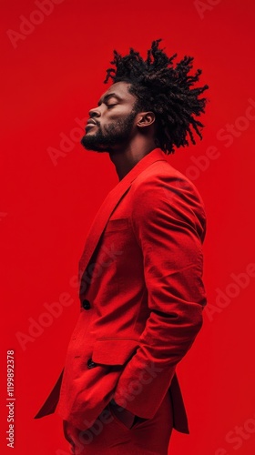 Man with Red Suit Profile