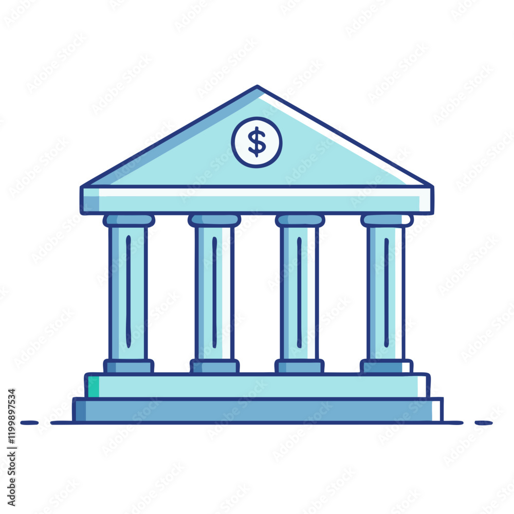 bank building icon, bank building vector illustration-simple illustration of bank building, perfect for bank building logos and themed design bank building icon, bank building vector illustration-simple illustration of bank building, perfect for bank building logos and themed design
