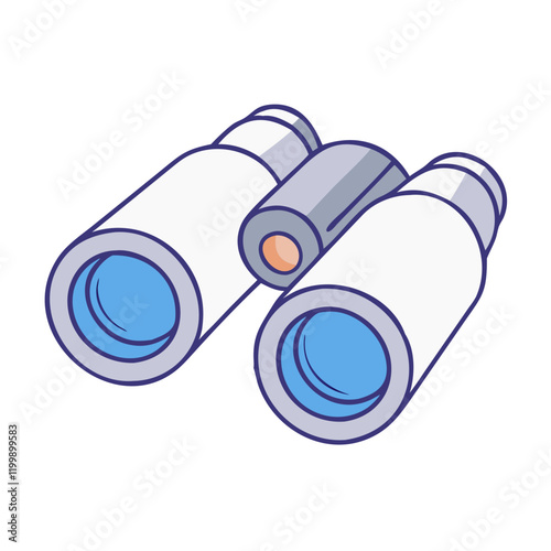 binoculars icon, binoculars vector illustration-simple illustration of binoculars, perfect for binoculars logos and themed design 